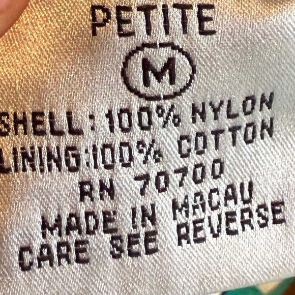 Vtg Casual Isle  Animal Print Jacket with Green Accents size M - Picture 14 of 16